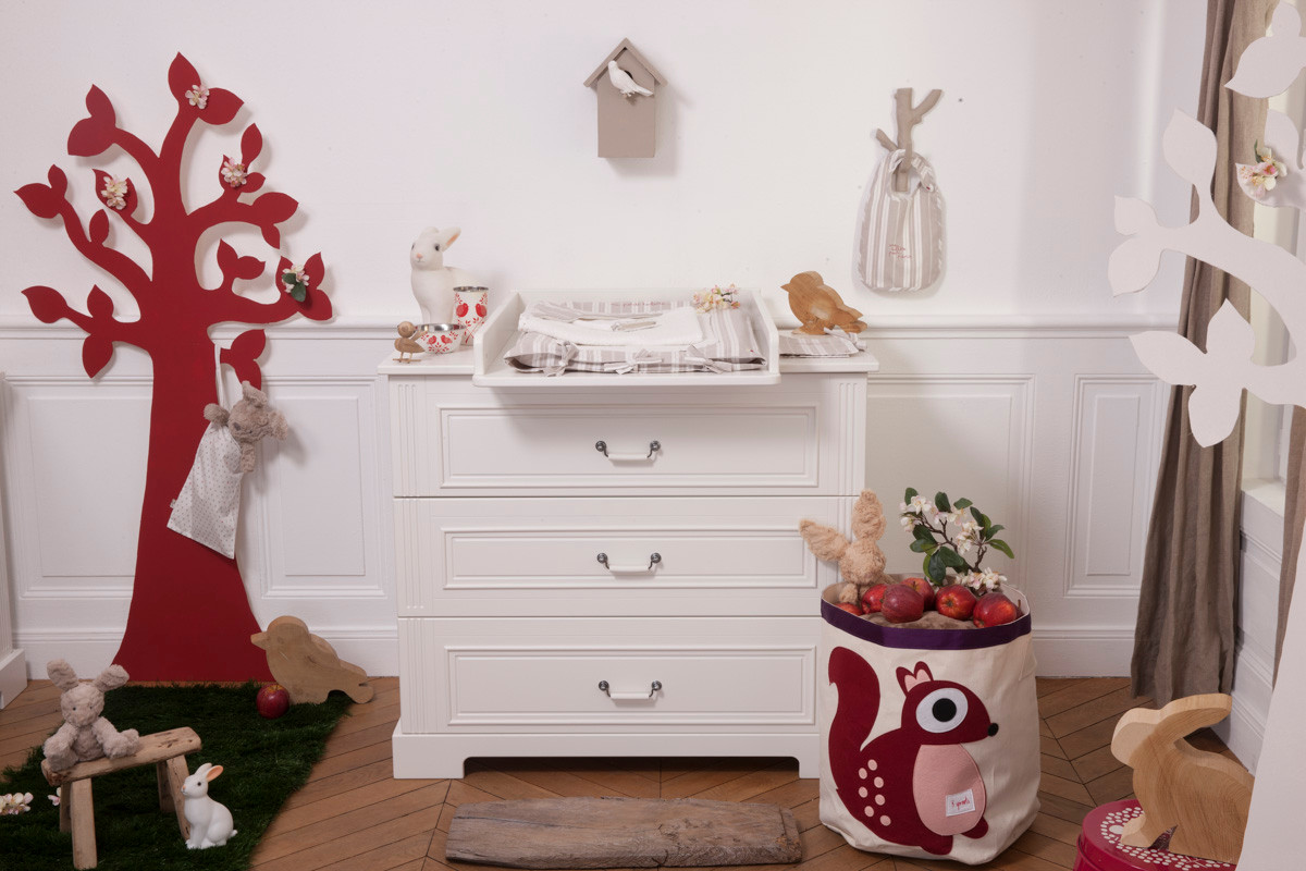 Chambre Ines Blanche Contemporary Nursery Nantes By Natalys Officiel Houzz