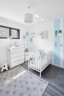 75 Photos Et Idees Deco De Chambres De Bebe Garcon Avec Un Mur Bleu Avril 22 Houzz Fr