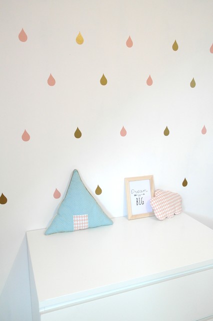 Stickers Scandinave Chambre De Bebe Lille Par 3 Pommes Dans Un Panier Houzz