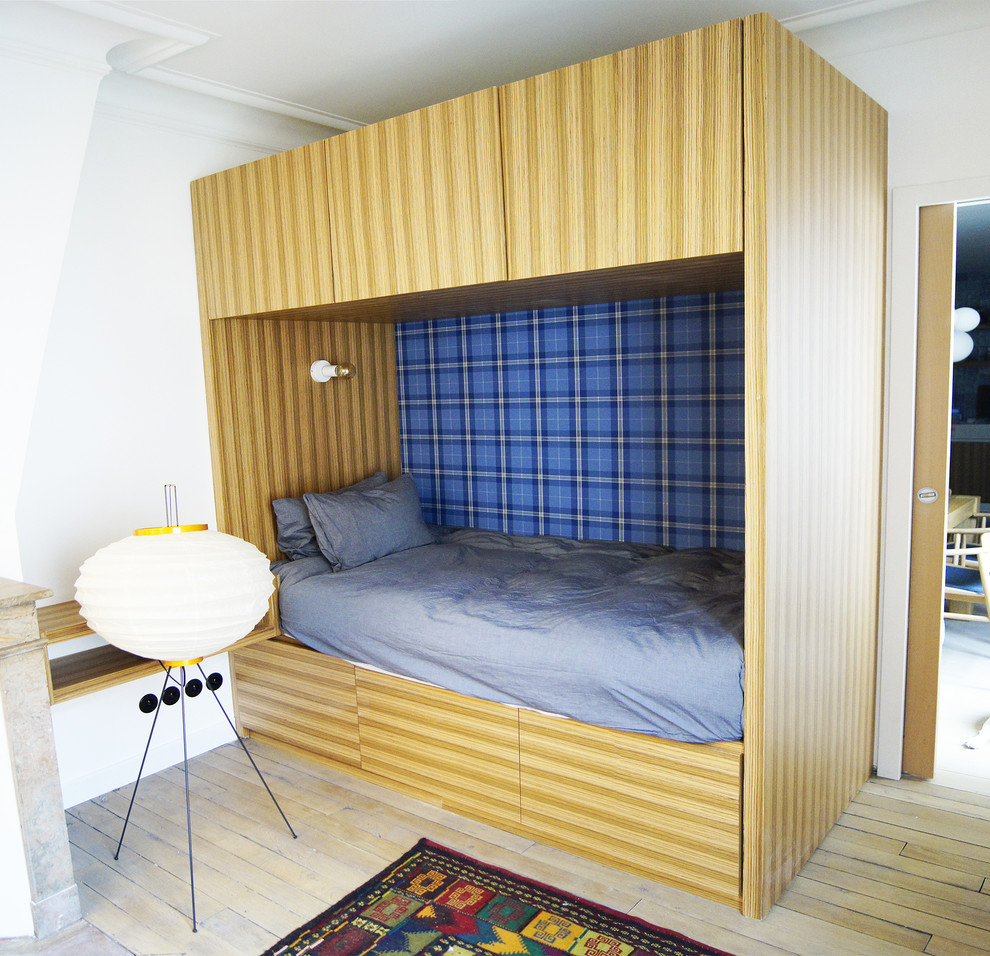 Idéer för att renovera ett eklektiskt sovrum