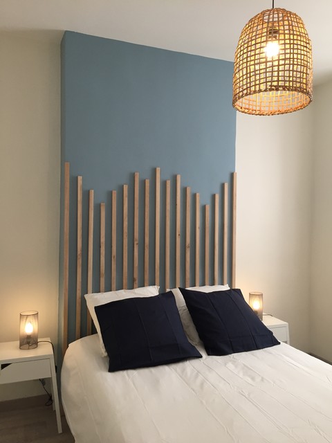 Ameublement et décoration appartement destiné à la location airbnb - en  cours - Moderne - Chambre - Marseille - par CBAGUR DESIGN | Houzz