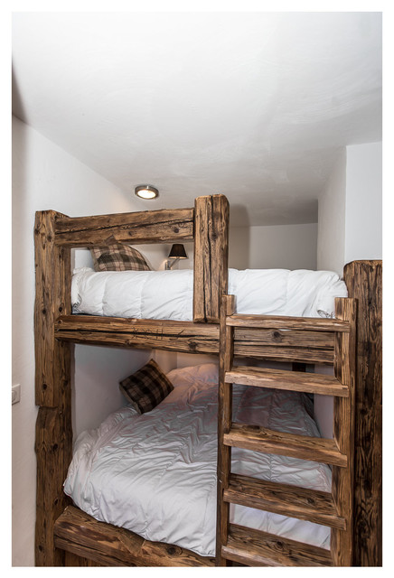 appartement à la montagne lit double superposé - Rustic - Bedroom -  Grenoble - by Déco929 -Manuela Ducloux | Houzz