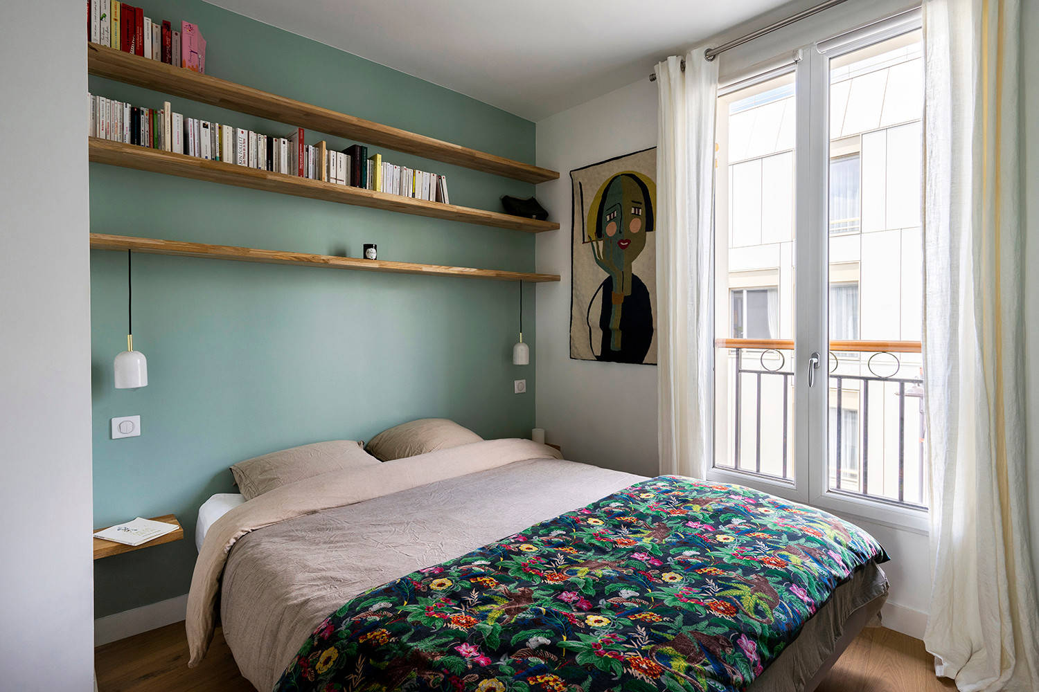 75 photos et idées déco de chambres avec un mur vert - Septembre 2023 |  Houzz FR