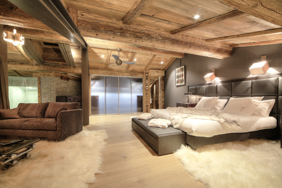 chalet du RENNE / centre MEGEVE - Rustic - Bedroom - Lyon - by Vivian ...