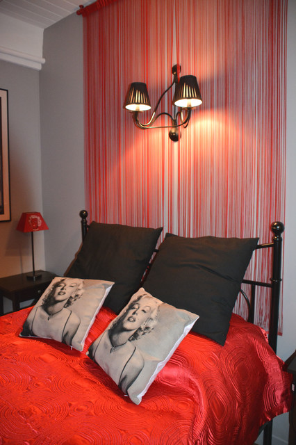 Chambre Adulte Rouge Et Noire Marilyn Monroe Moderne Chambre Le Havre Par Mcg Ambiance Deco