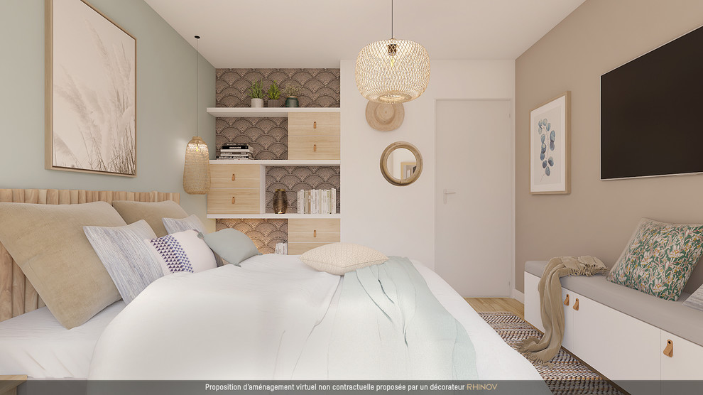 Chambre bord de mer - Beach Style - Bedroom - Bordeaux - by RHINOV | Houzz