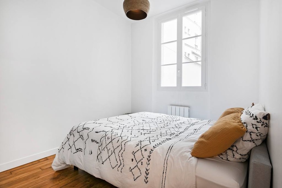 Design ideas for a scandi bedroom in Paris.