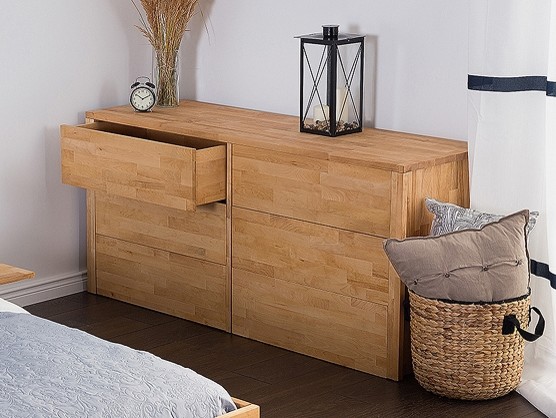 Commode en bois - armoire à 6 tiroirs CARRIS ARRAS - Contemporary - Bedroom  - Paris - by BELIANI FRANCE | Houzz