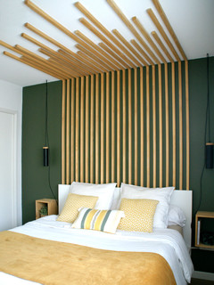 Décoration d'une chambre parentale - Scandinavian - Bedroom - Bordeaux - by  MAJ DÉCORATION | Houzz