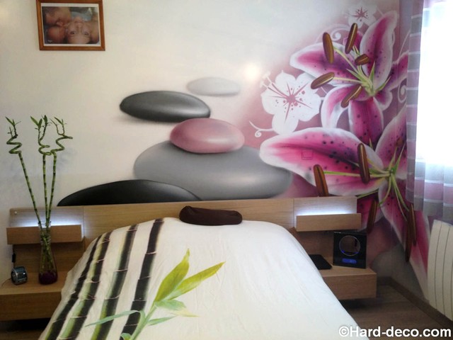 Décoration pour chambre Zen - Tropical - Bedroom - Paris - by Hard Deco |  Houzz IE