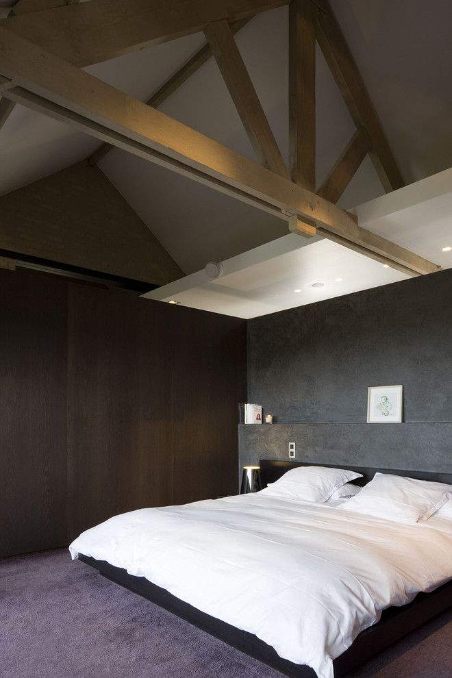 Contemporary bedroom in Lille.