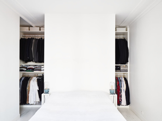 10 idées d'aménagements de dressing dans petite chambre
