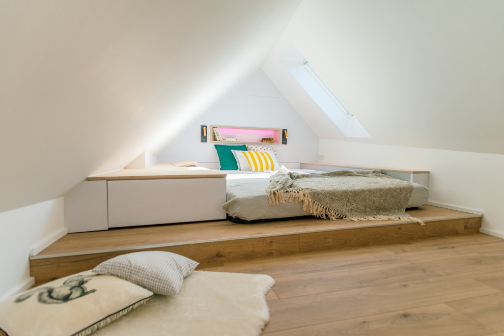 Réalisation d'une chambre design.