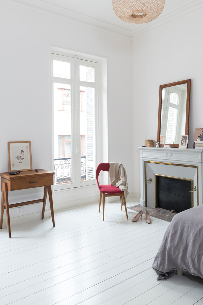 Inspiration for a scandinavian bedroom remodel in Bordeaux
