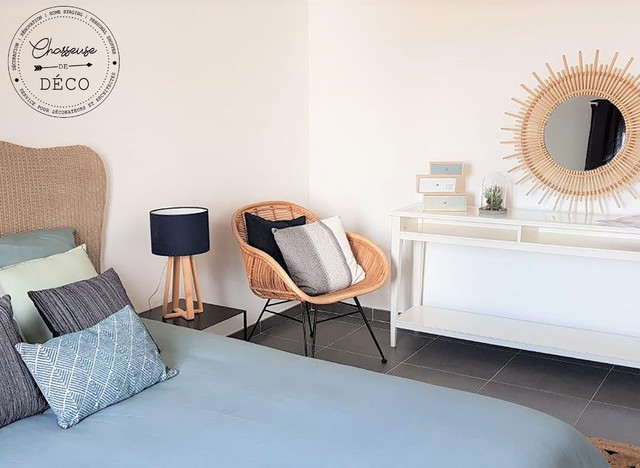 Un appartement témoin pour le Domaine de Serra à Nice - Éclectique -  Chambre - Nice - par BERRO DESIGN | Houzz