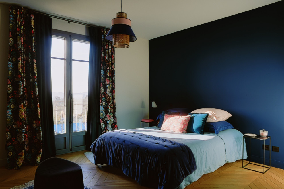 Eklektisches Schlafzimmer in Paris