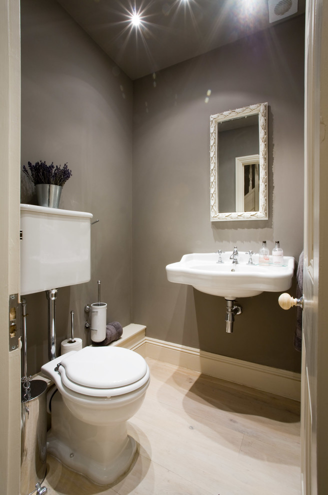 Photo of a small classic cloakroom in Surrey.