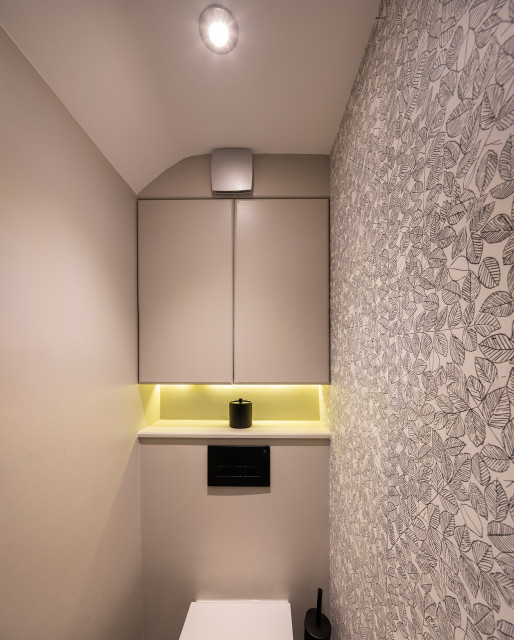 Modern Cloakroom Contemporain Toilettes Londres par Property
