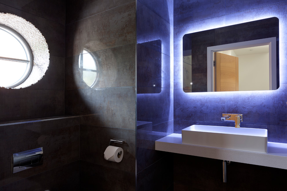 New build house Prinsted, Emsworth, Hampshire Contemporaneo Bagno