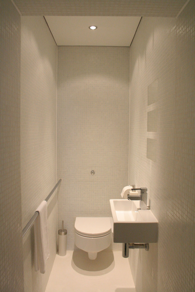 Idées déco pour un WC et toilettes contemporain.
