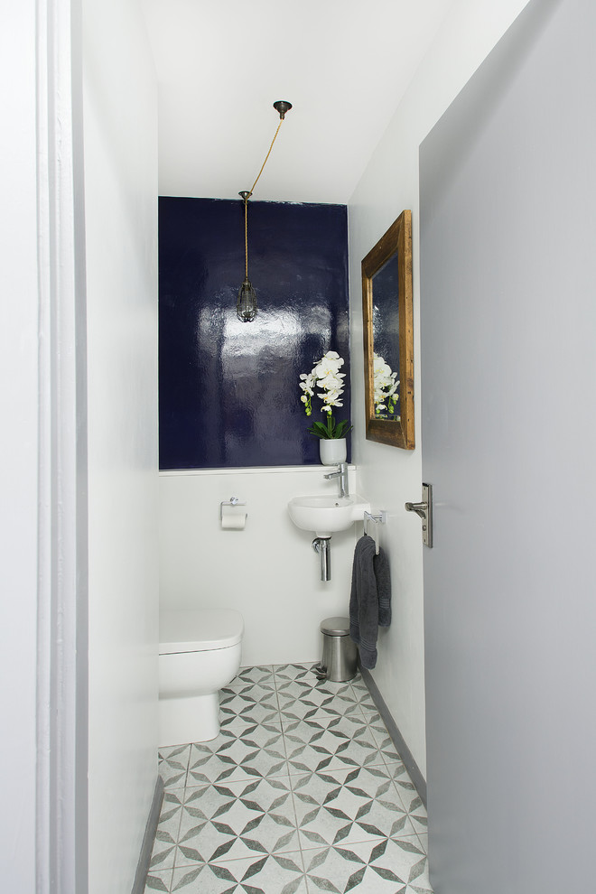 Photo of a contemporary cloakroom in Buckinghamshire.