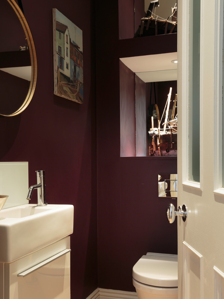 Design ideas for a classic cloakroom in London.