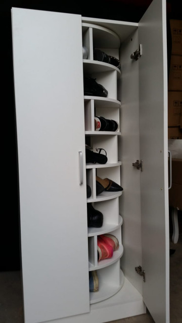ארון נעליים מסתובב דגם קומפקט - Modern - Closet - Tel Aviv - by פיזה - ארונות  נעליים מסתובבים | Houzz