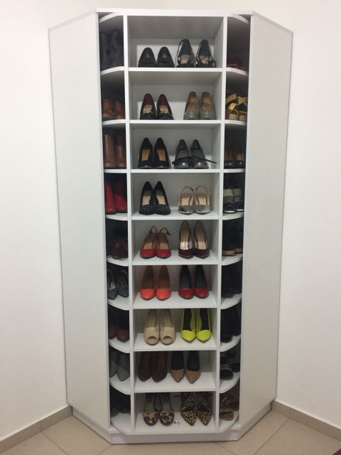 ארון נעליים מסתובב - פיזה פרסטיג' לייט - Moderne - Armoire et Dressing -  Tel Aviv - par פיזה - ארונות נעליים מסתובבים | Houzz