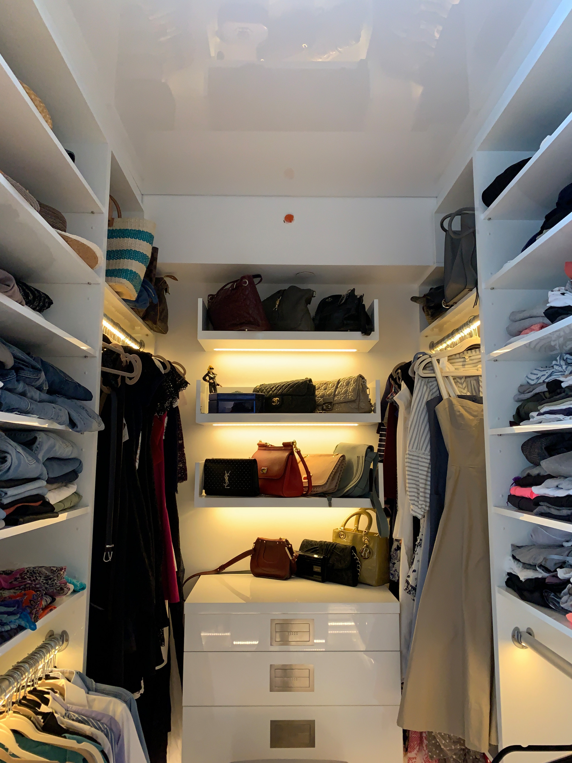 Luxurious Walk-In Closet Design - Country Club Builders & Remodelers