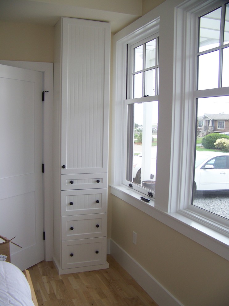 Beach House on Cape Cod Amoire Closet Storage Contemporary Closet
