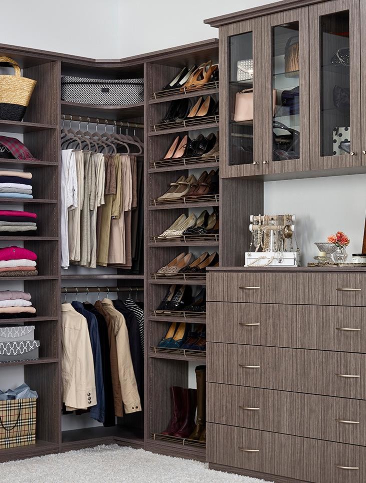 Beautiful Walk in Closet Closet Orange County by Tailored Living