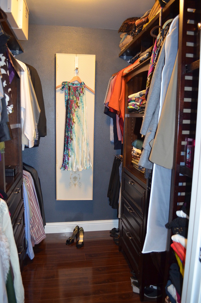 Inspiration for an eclectic closet remodel in Seattle