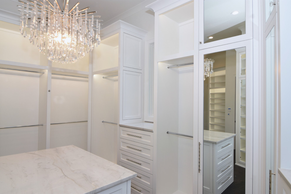 Bright White Walk in Master - Transitional - Closet - Dallas - by ...