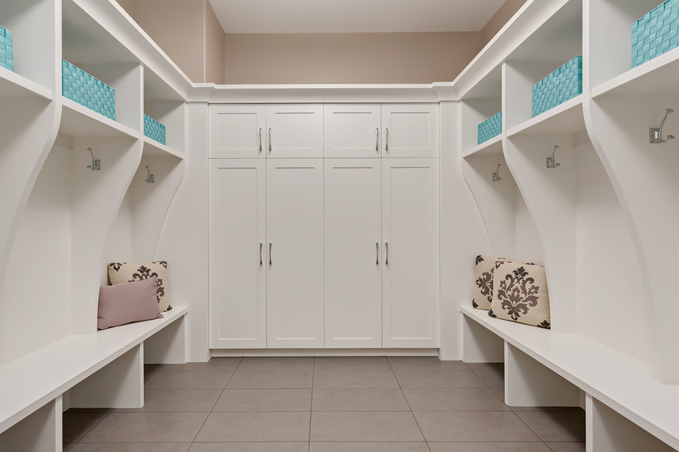 Cape Cod inspired 2 storey Closet Calgary by Trickle Creek