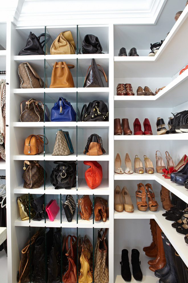 Elegant closet photo in Los Angeles