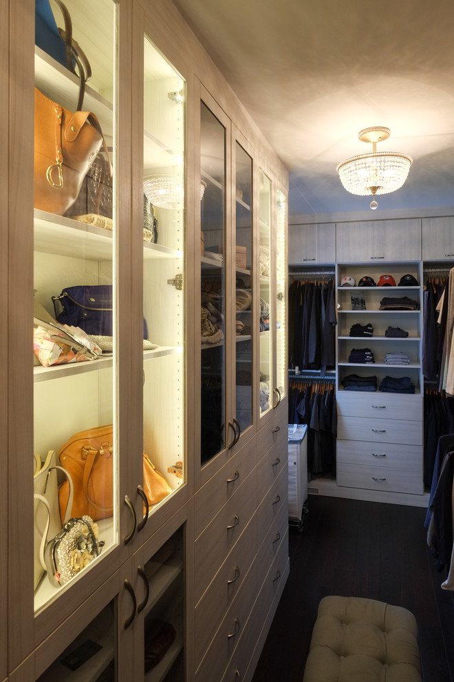 Example of a country closet design in Other