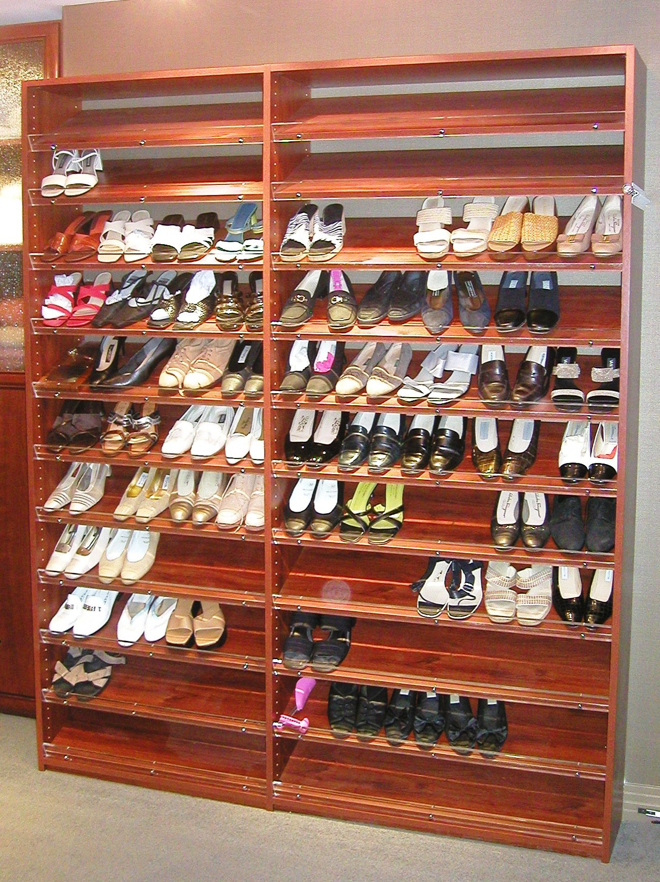 shoe collection storage on Closet Factory Shoe Storage To Die For Traditional Closet Los Angeles By Kay Wade Closet Factory Houzz