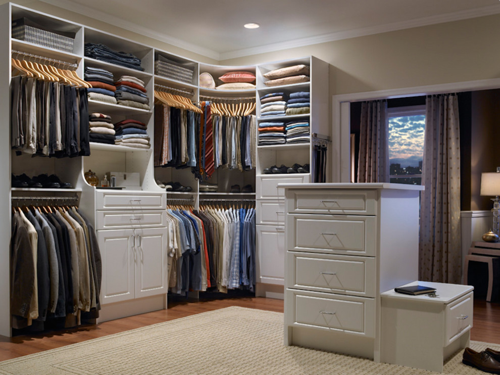 Inspiration for a timeless closet remodel in Seattle