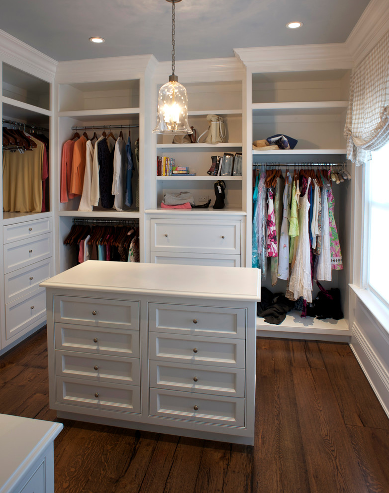 Design ideas for a traditional wardrobe in New York.