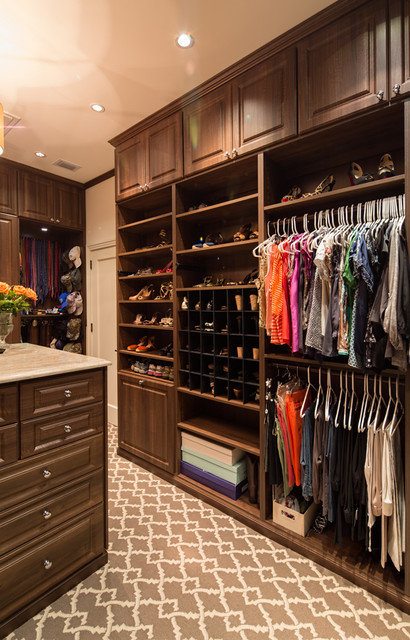 Closets - Traditional - Wardrobe - Tampa - by Southern Closet Systems ...