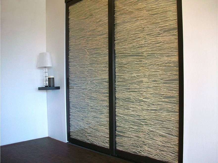Coastal Branch Stack Sliding Closet Doors / Room Dividers Beach