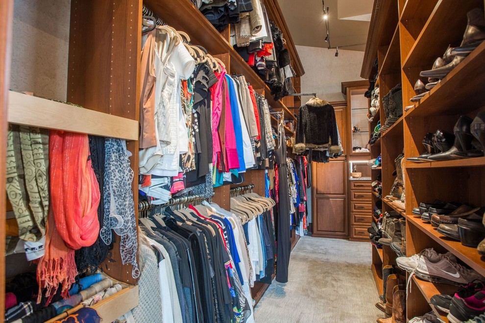 Colorado Springs Traditional Master Closet Traditional Closet