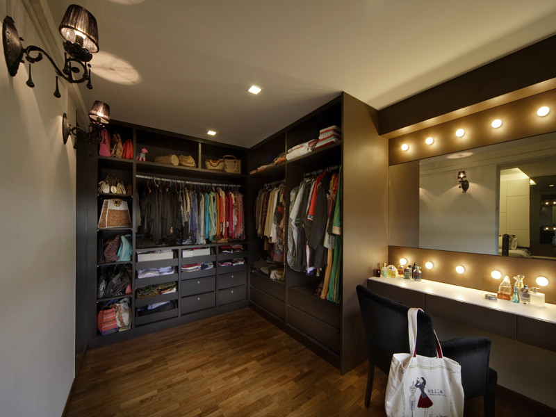Colossus Interior Design Contemporary Closet Singapore by