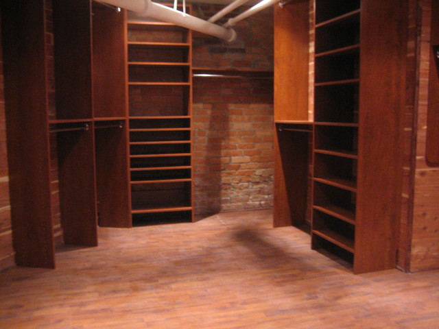 Custom Closet in basement - Traditional - Closet - Other - by