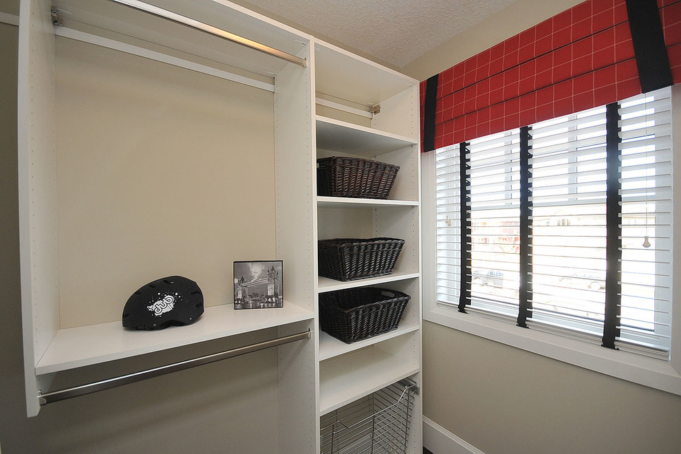 Custom Closet Shelving Traditional Closet Edmonton by Top Shelf