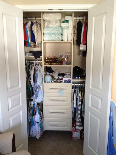 Custom Closet Shelving - Traditional - Closet - Edmonton - by Top Shelf  Closets and Glass