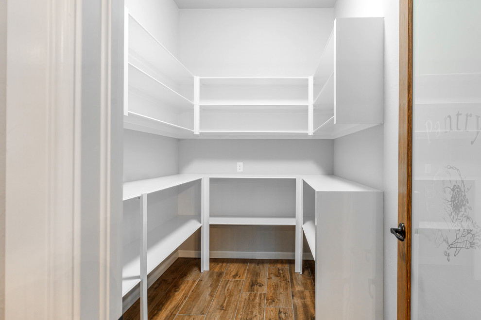 Custom Home Transitional Closet Oklahoma City by SWM & Sons