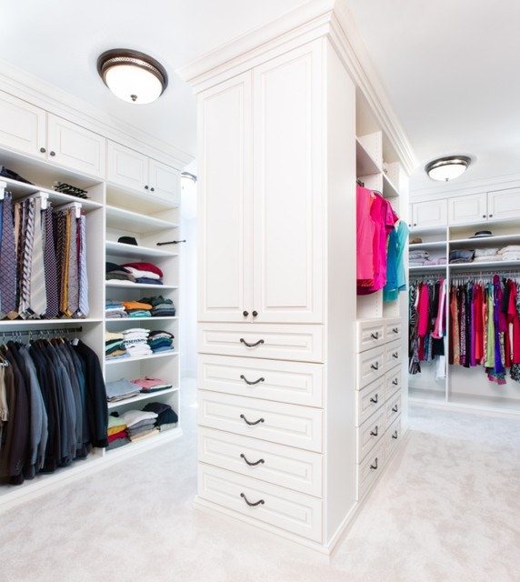 Custom Walk-in Retreat - Traditional - Wardrobe - Chicago - by Closet ...