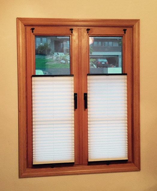 Customer Photos of Installed Pleated Blinds and Shades