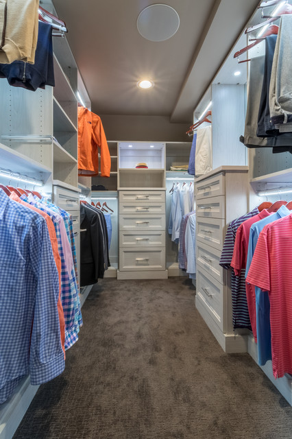 Deluxe Closets - Contemporary - Wardrobe - Minneapolis - by Twin Cities ...
